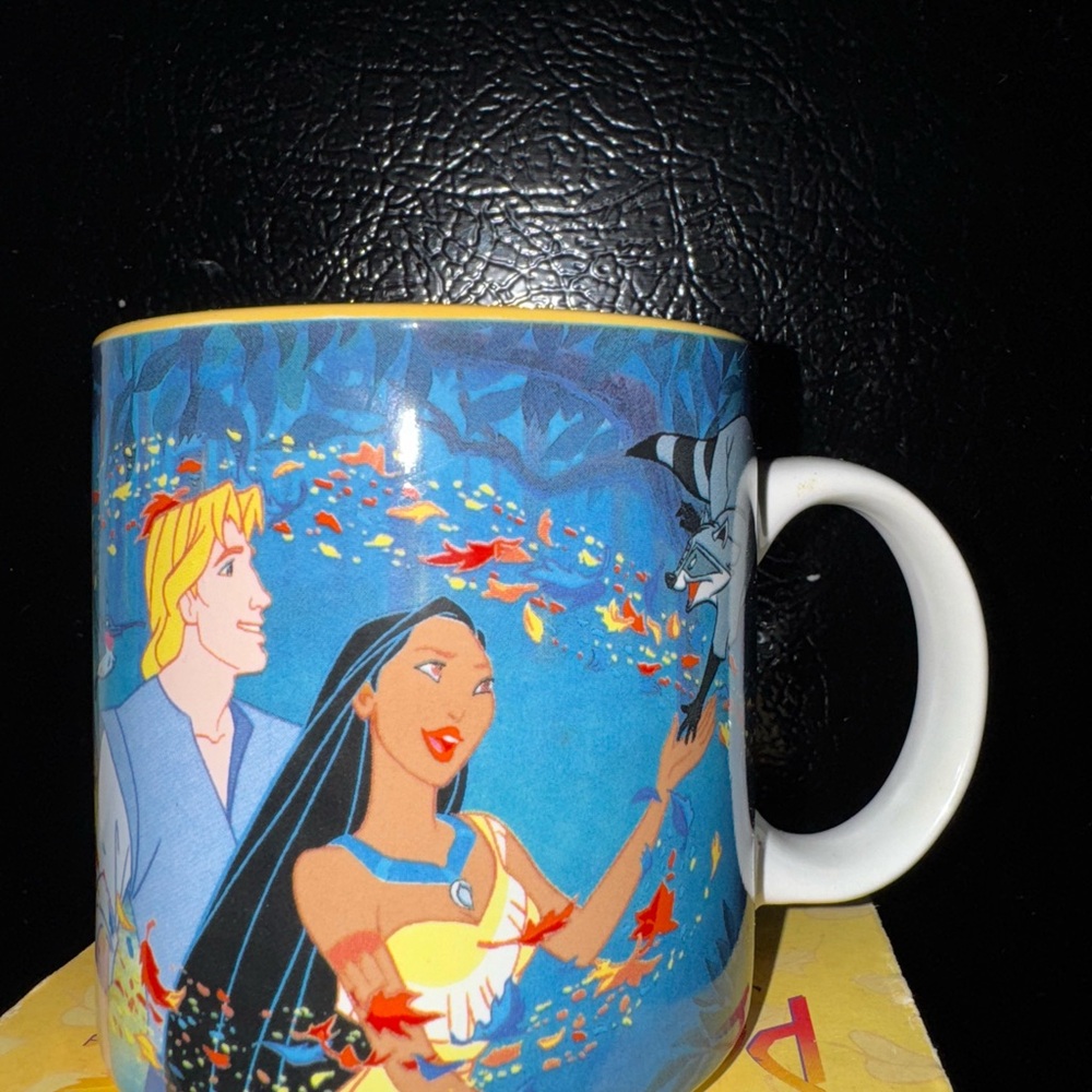 Disney store 
 Pocahontas coffee mug vintage
